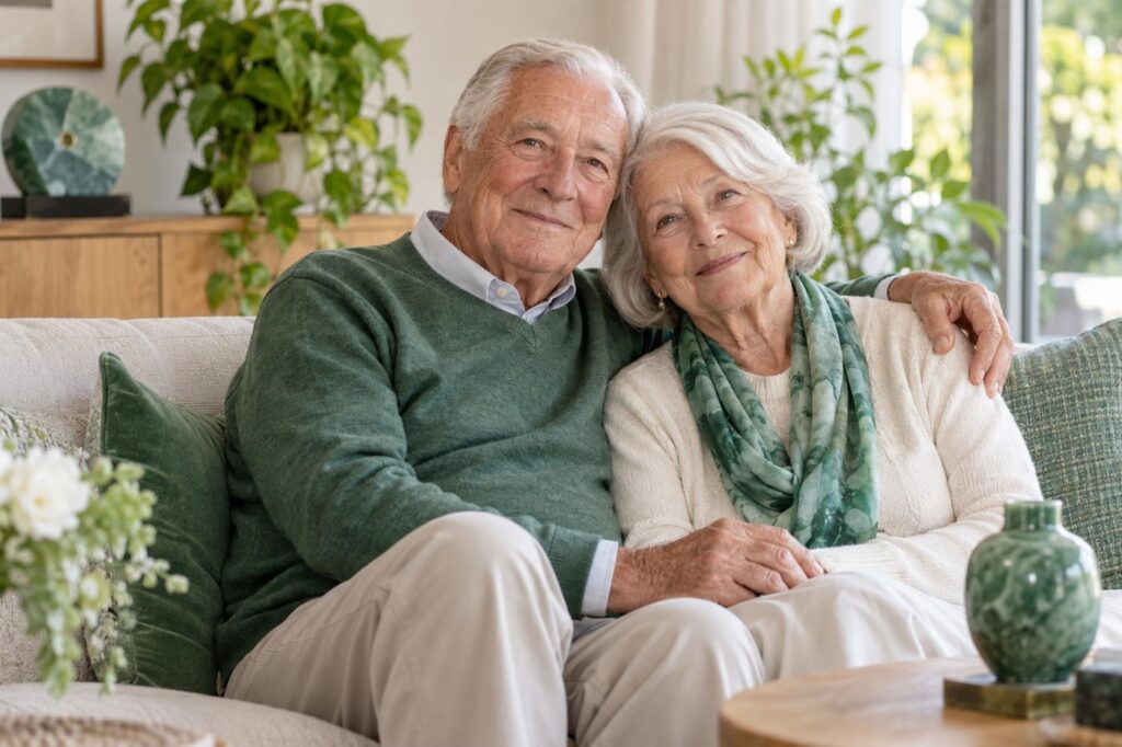 57. Hochzeitstag: Jadehochzeit - 57 Jahre verheiratet, 57 Jahre Ehe