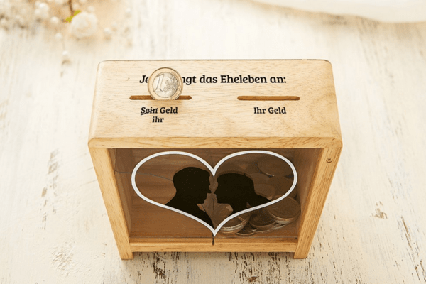 Hochzeit Geschenk - Lustige Spardose