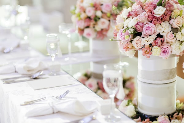 Hochzeitsdeko - Blumendeko zur Hochzeit