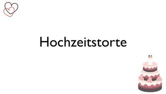 Hochzeitstorte für Hochzeit bestellen