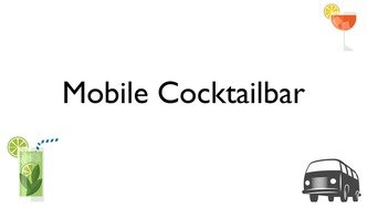 Mobile Cocktailbar als Idee für die Hochzeit Hochzeitsfeier und Party