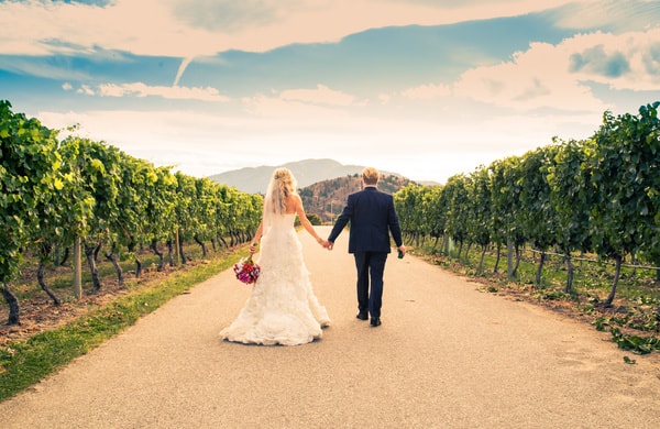 Heiraten auf einem Weingut - Idyllische Hochzeitslocation