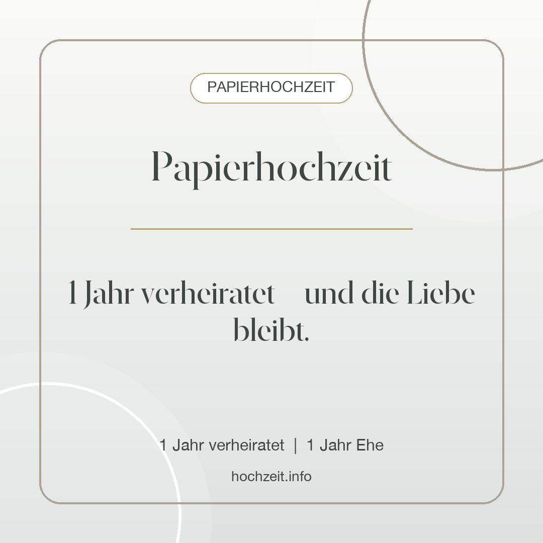 Papierhochzeit Bild: Papierhochzeit - 1 Jahr verheiratet, 1 Jahr Ehe